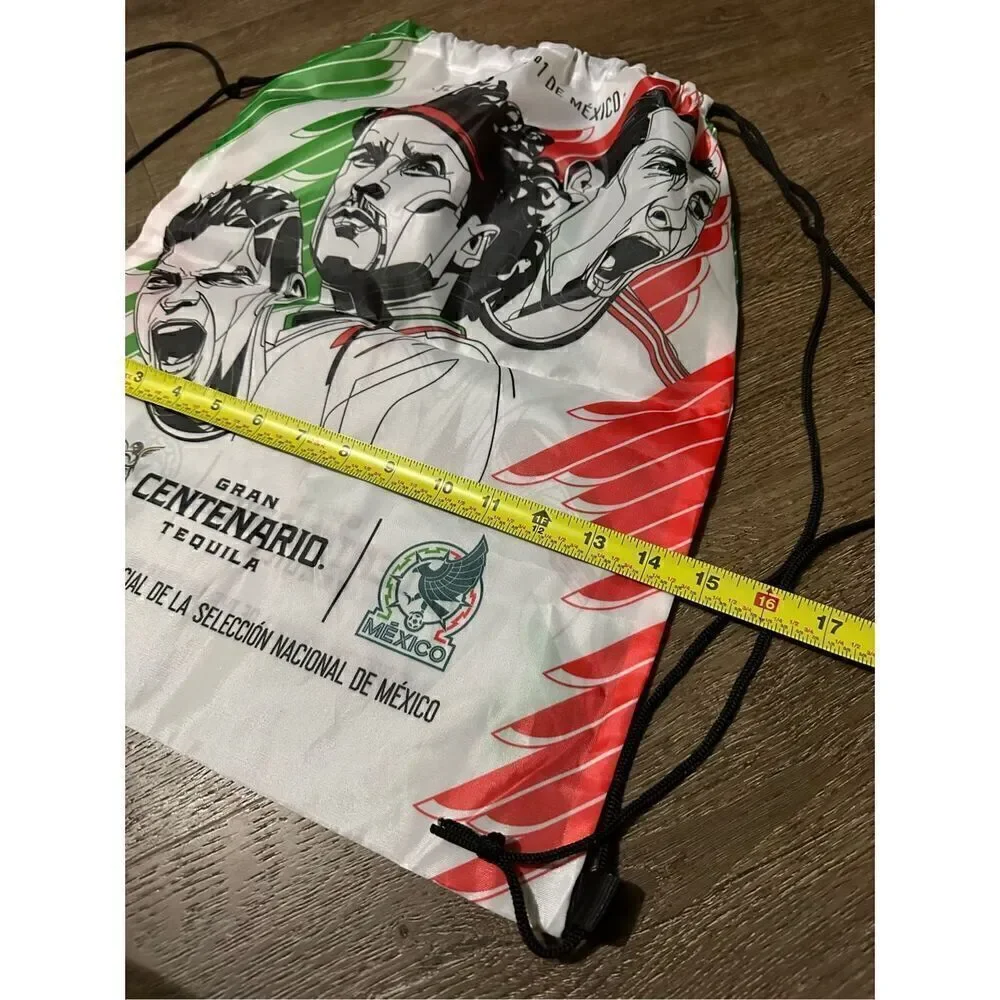 Gran Centenario Tequila Mexican Team Promo Nylon Drawstring Bag Backpack Soccer